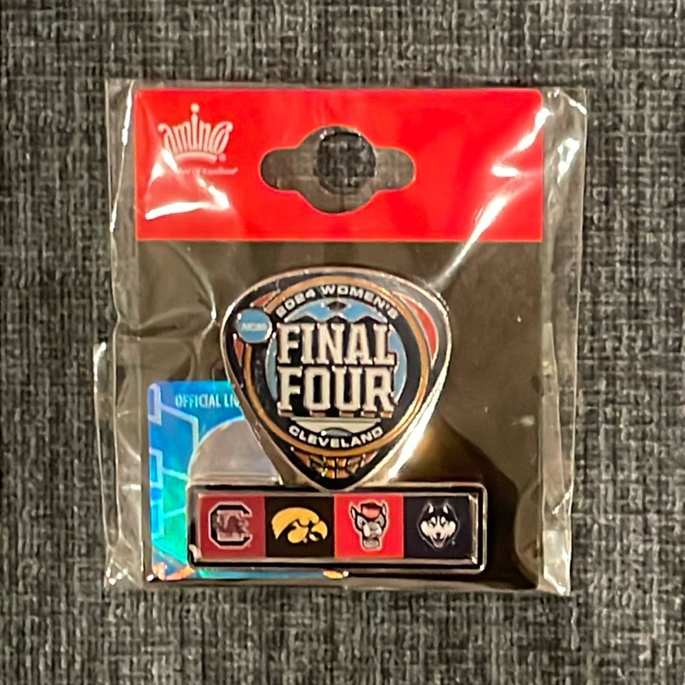 NIB commemorative pin from 2024 NCAA Women’s Basketball Championship - Cleveland